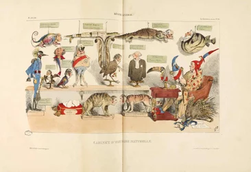 アニマルキングダム アニマルキングダム。 ラ・カリカチュア、1833年より。