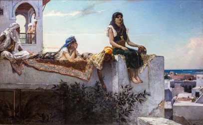 テラスでの夕べ（モロッコ）