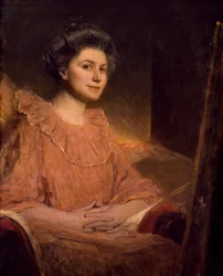ジャン・ジョセフ・ベンジャミン・コンスタン（1845-1902）によるアンジェール・ドラサールの肖像