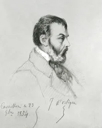 ジョセフ・ドルティーグの肖像（1802-66）1854