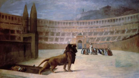 キリスト教殉教者の最後の祈り。ジャン＝レオン・ジェローム作（Jean Leon Gerome