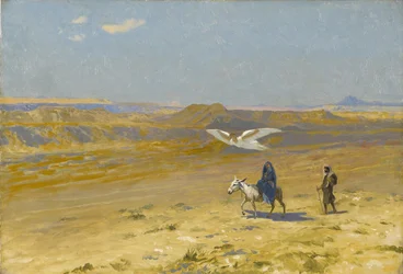エジプトへの飛行、1890年代。