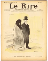 Le Lire "の表紙、色による風刺画
