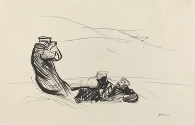 敵を探して、c。 19141919.