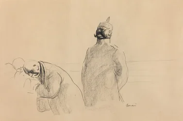 プロイセンの兵士と民間人、c。 1919年。