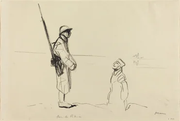 1914年から1919年の間、ライン川で。