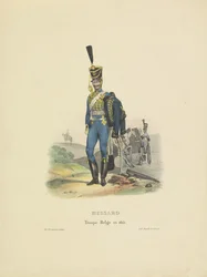 オランダのハッサー、1815 Hussard Troupe Belge en 1815 (オブジェクトのタイトル)