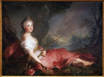 ディアーヌのアデライド夫人 - ジャン・マルク（Jean-Marc）・ナティエ（1685-1766）の絵画、油彩・キャンバス