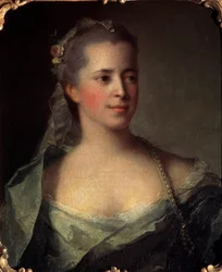 女性の肖像、1757。