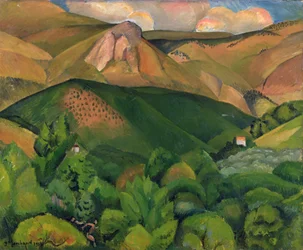 風景、1916