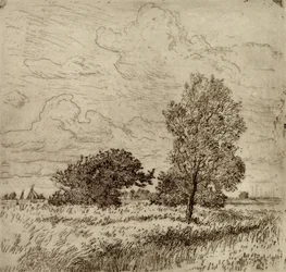 Summer Wind、1904-06（drypoint）