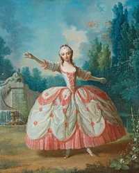 1721年、ラ・バーバリーナとして知られるバーバラ・カンパニーニの肖像（1721年～1799年）