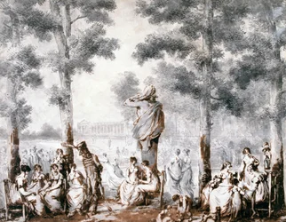 チュイルリーのテラス、1807