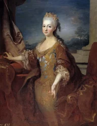 ルイーズエリザベスドルレアン1709-1742、スペインの女王、1724年。