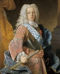 フェルナンド 6 世の肖像。 約。 1734年（キャンバスに油彩）