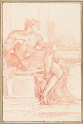 システィーナ礼拝堂の天井からのイグヌード