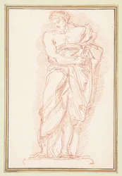 ひめを着た男性の立ち姿