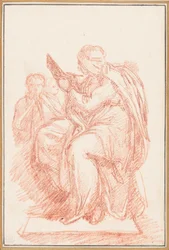 システィーナ礼拝堂の天井からペルシャのシビュラ