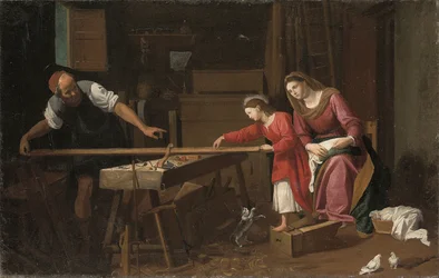 大工さんのお店の聖家族