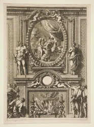 大きなローマの暖炉