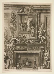 大きなローマの暖炉