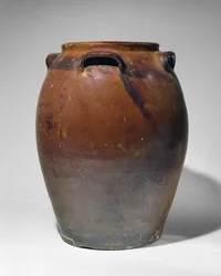 ジャー、c。 1850年（アルカリ釉石器）