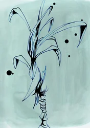 ミニマルな植物のイラスト