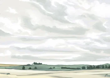 穏やかな田園風景