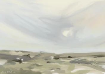 穏やかな空の風景