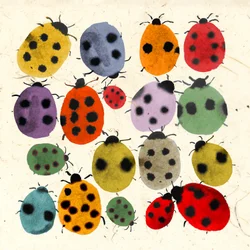 INKY LADYBIRDS、2022年（水彩）