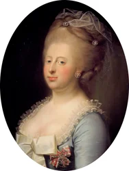 グレートブリテン王女キャロライン・マティルダ1751-1775、デンマーク王妃、1771年の肖像