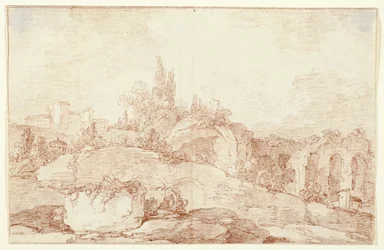 イタリアのカンパーニャの風景