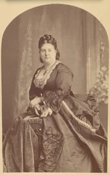英国のソプラノ エウフロシン パレパ ローザ 1836-1874、1870 年代。