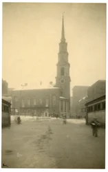 アメリカ、ボストン、Park St Ch、1902-10年頃（ゼラチンシルバー写真