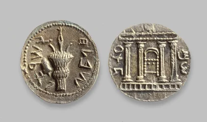 バル・コクバの反乱のセラ硬貨、西暦134年
