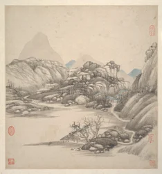 古代の巨匠のスタイルによる風景画
