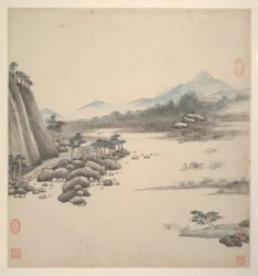 古代の巨匠のスタイルによる風景画