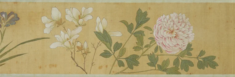 百花、17世紀初頭（シルク塗装）（詳細：207347-58も参照）