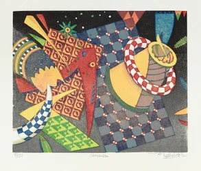 カサンドラ』2014年（木版画）