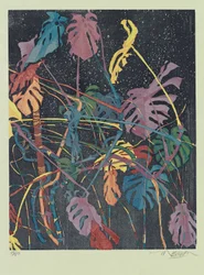 二部作B、2011年（木版画）