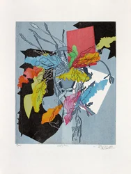エピフェリウム、2015年（木版画）