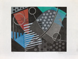 京都、2017年（木版画）