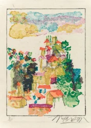 プチ・トゥーレット、2009年（木版画）