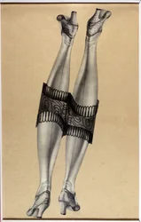 コラージュ「Deux belles jambes」-Jindrich Styrsky（1899-1942） (48 of 35)