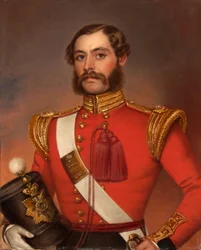 ウィリアム・マンロー中尉、第39（ドーセットシャー）歩兵連隊、1844年頃（キャンバスに油彩）