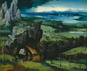 聖ジェロームのある風景、1516年〜7月