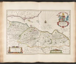 「ギル」よりロージアンとリンリトコ。 Joannis Blaeu Theatrvm Orbis Terrarvm、または New Atlas です。 パート 5