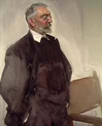 ミゲル・デ・ウナムノ・イ・ジュゴの肖像（1864-1936）1920年頃（キャンバスに油彩）