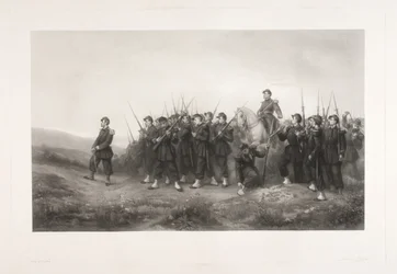 戦いの前日の朝