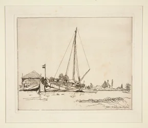 La Barque amarr?e (係留船)